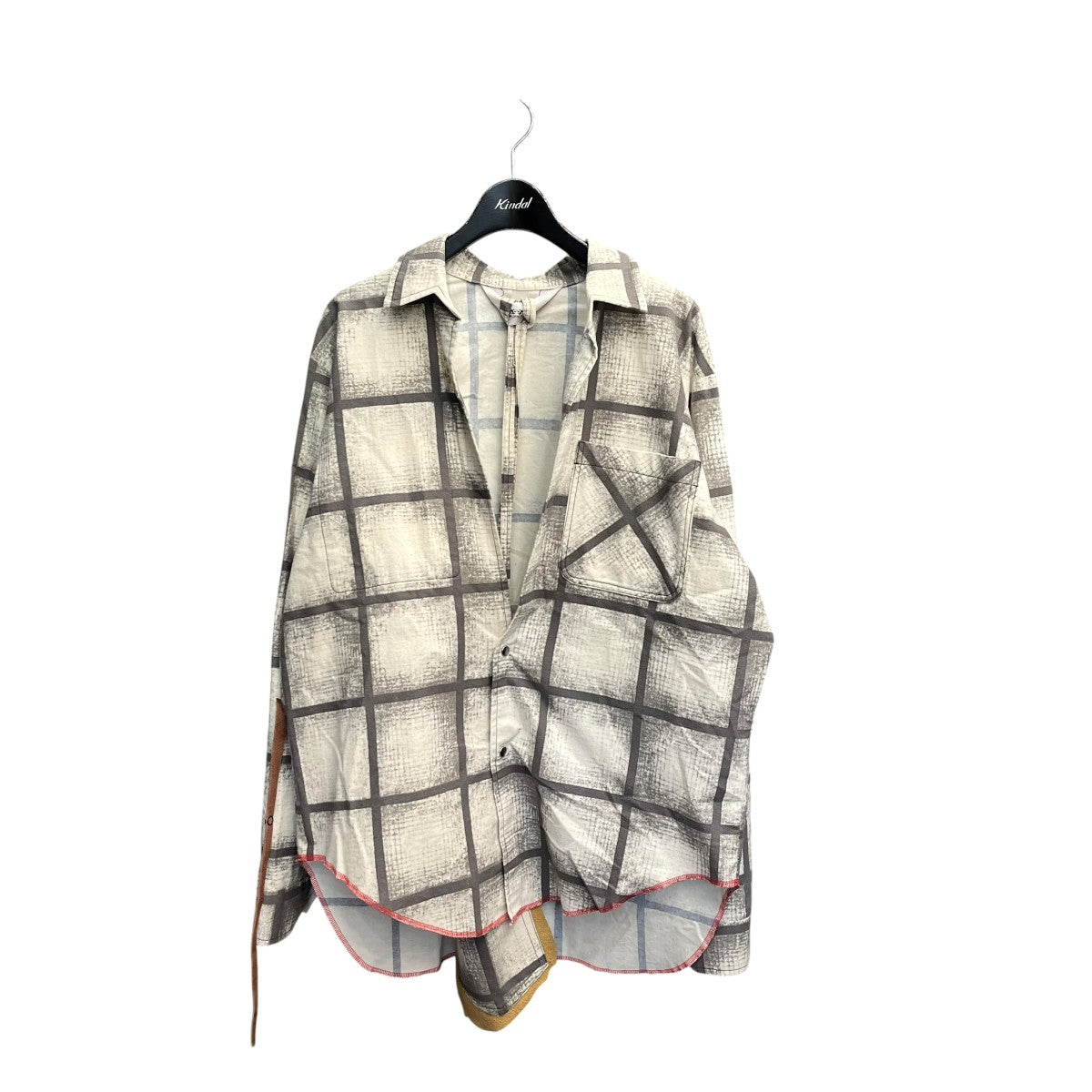SUNSEA Transfer Flannel Check Shirtチェックシャツ22A13 古着・中古-1枚目のアイテム画像