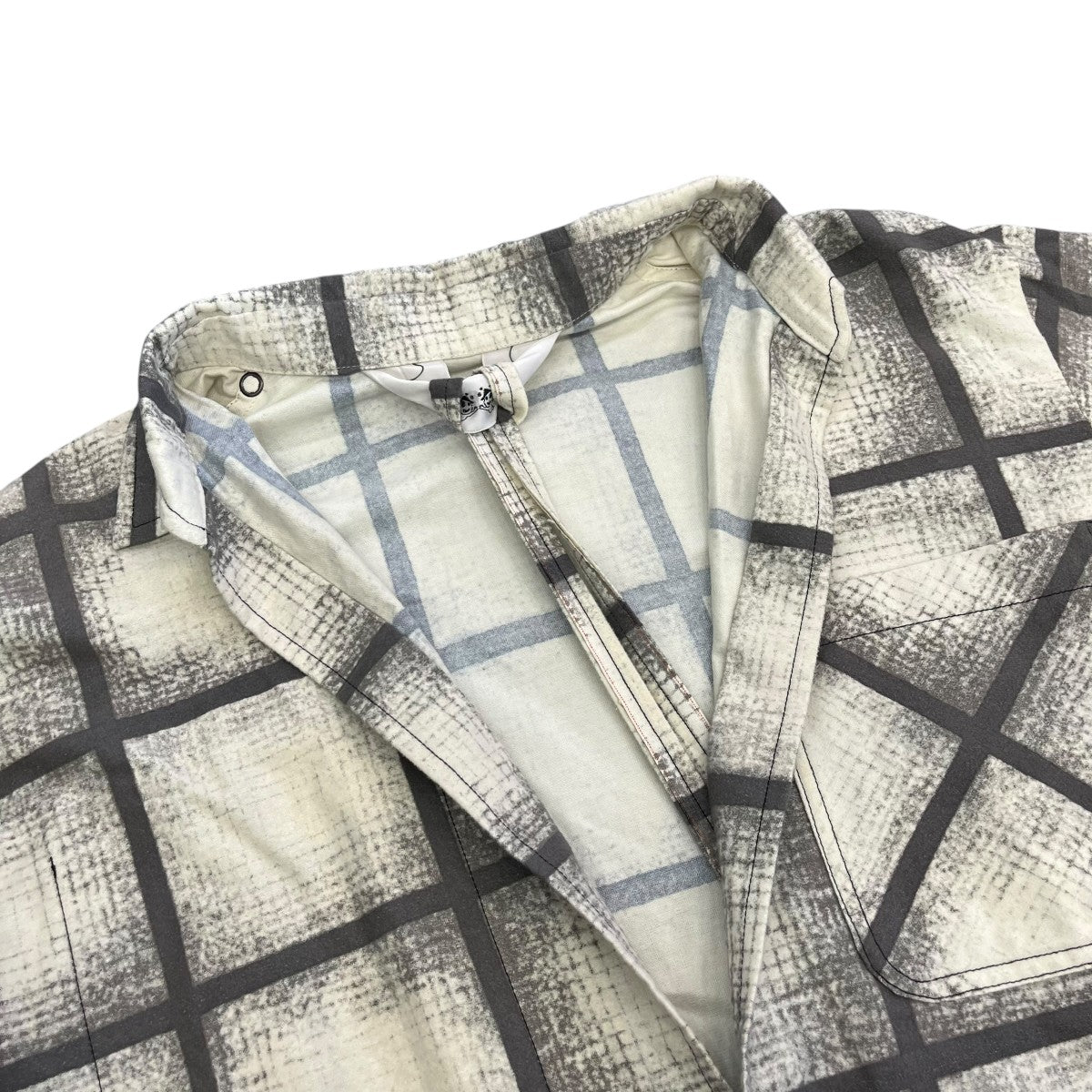SUNSEA Transfer Flannel Check Shirtチェックシャツ22A13 古着・中古-3枚目のアイテム画像
