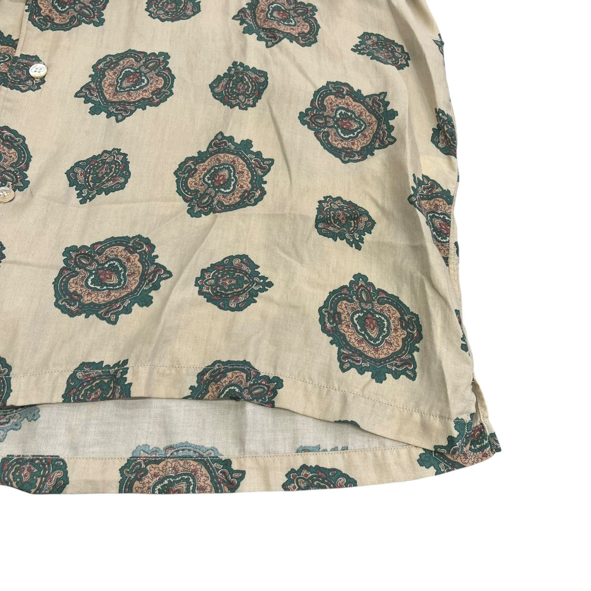 UNUSED Emblem pattern shirtオープンカラーシャツUS2340 古着・中古-5枚目のアイテム画像