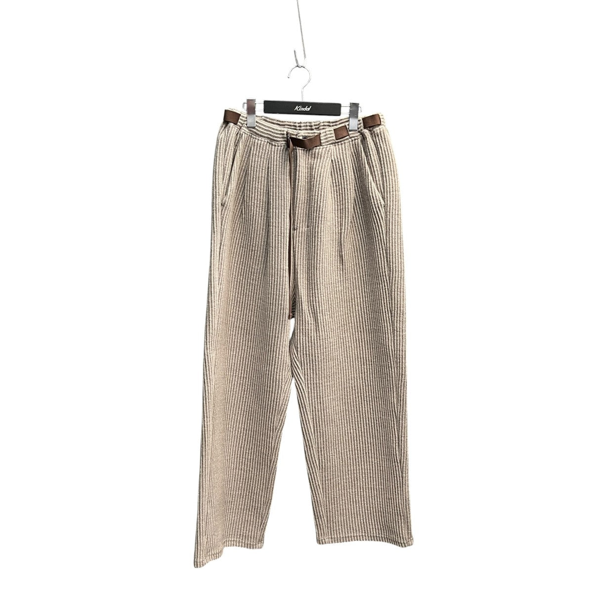 WOOLCORD BELTLESS SLACKSウールパンツANC PT85 B