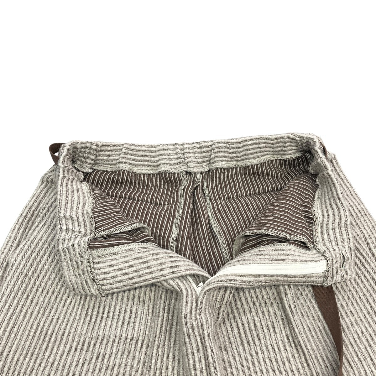 WOOLCORD BELTLESS SLACKSウールパンツANC PT85 B
