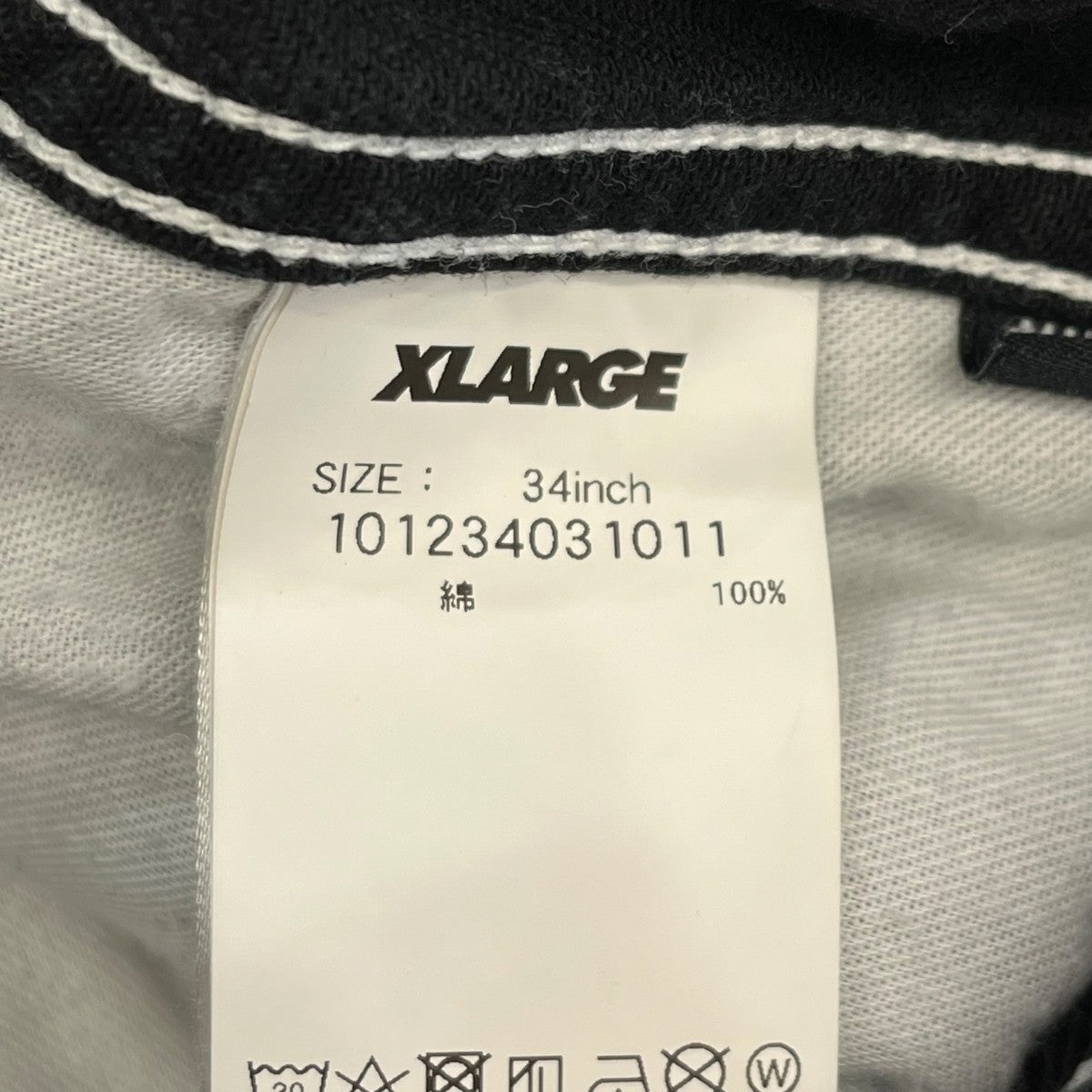 X-LARGE LA STITCHED PAINTER PANTSペインターパンツ101234031011 古着・中古-6枚目のアイテム画像