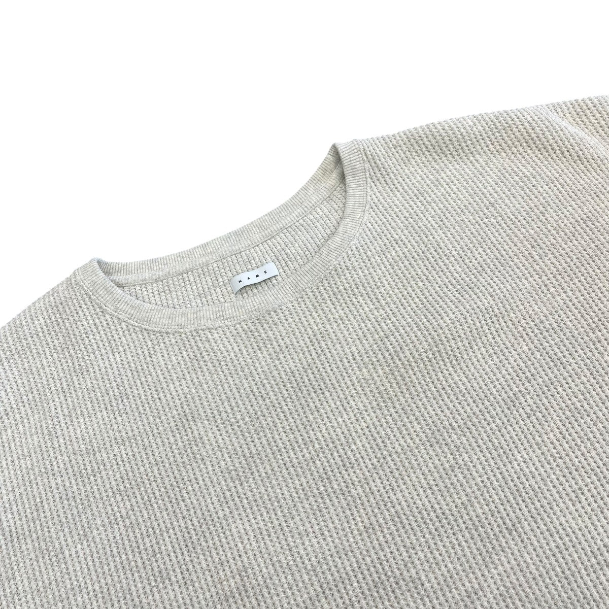 Name． 26SSWAFFLE SIDE RIB LOOSE SLEEVE TEEサーマルカットソーNMCU 047 古着・中古-3枚目のアイテム画像