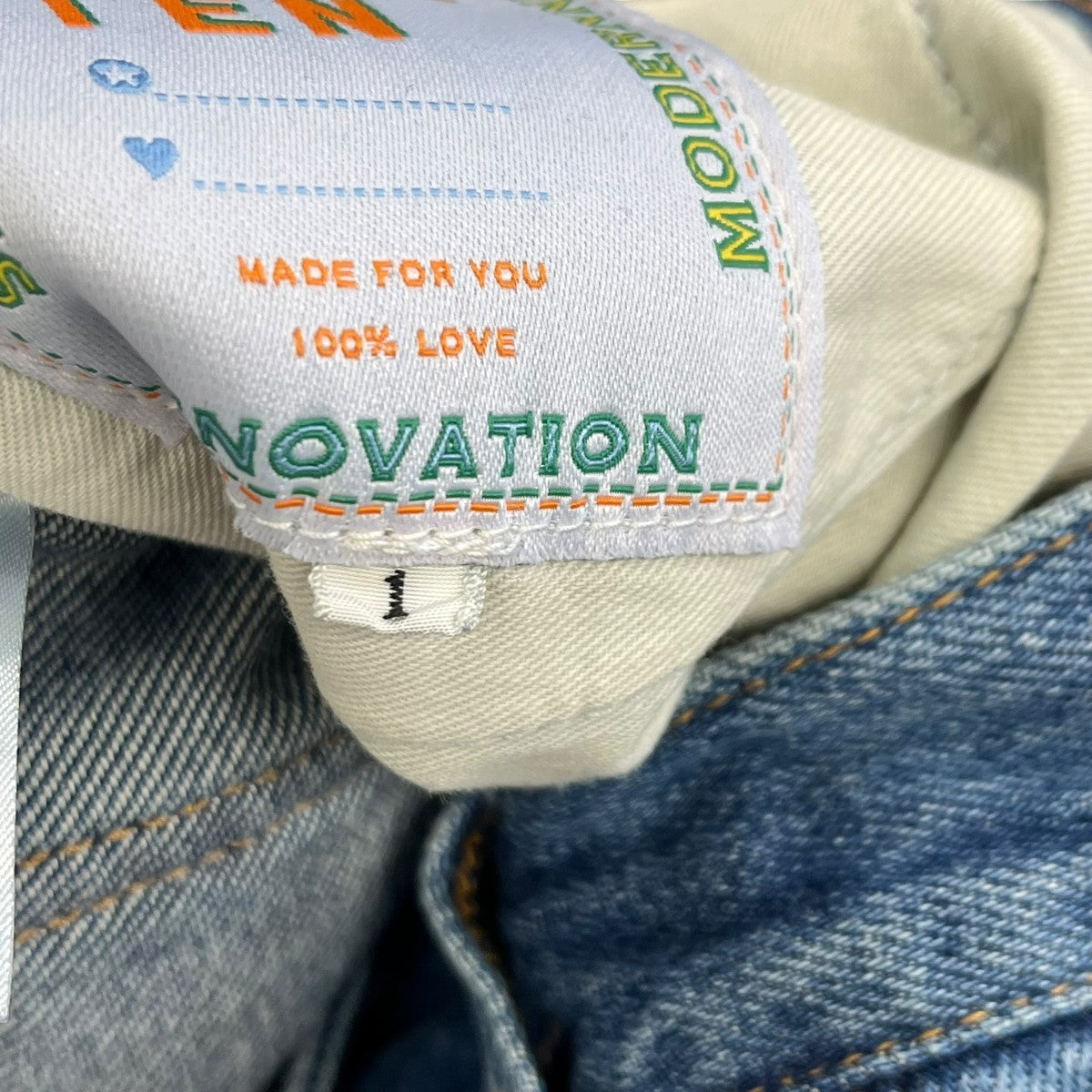 RICE NINE TEN LOVELY FADED JEANSデニムパンツ 古着・中古-6枚目のアイテム画像