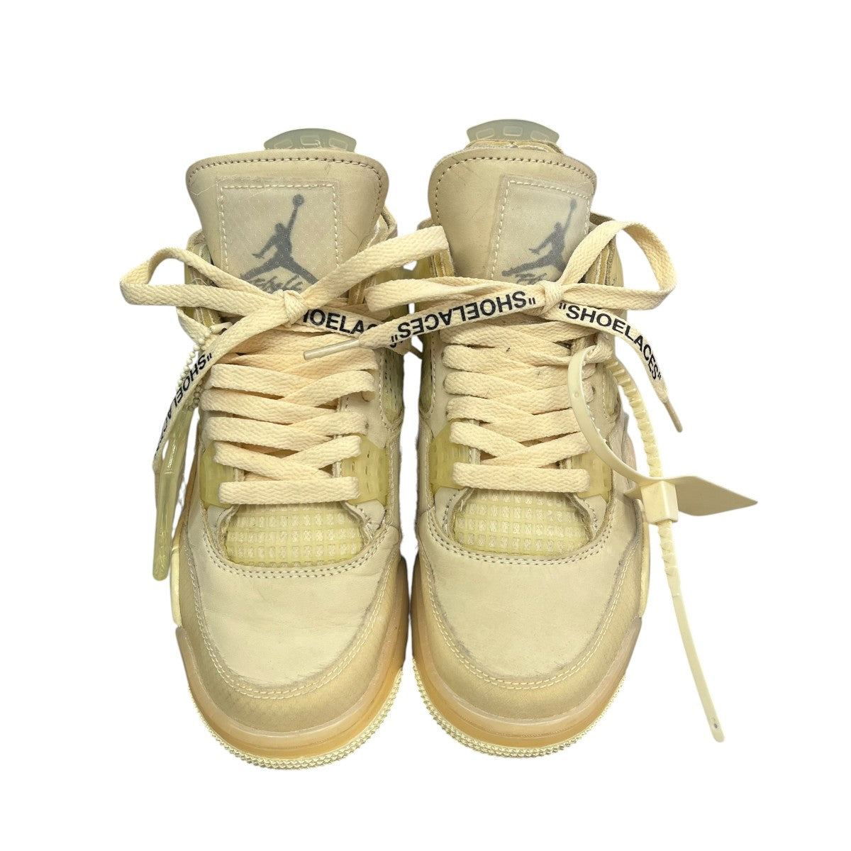 NIKE×OFFWHITE WMNS AIR JORDAN 4 RETRO SPスニーカーCV9388 100 古着・中古-3枚目のアイテム画像