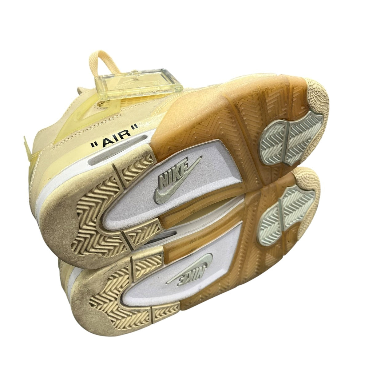 NIKE×OFFWHITE WMNS AIR JORDAN 4 RETRO SPスニーカーCV9388 100 古着・中古-6枚目のアイテム画像