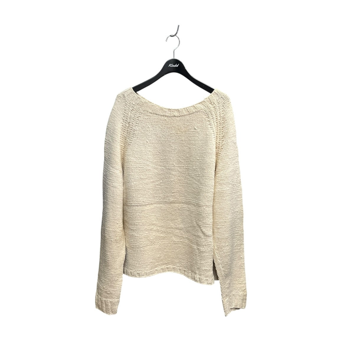 HANDSPUN RAGLAN CREW NECK KNIT長袖ニットN0023