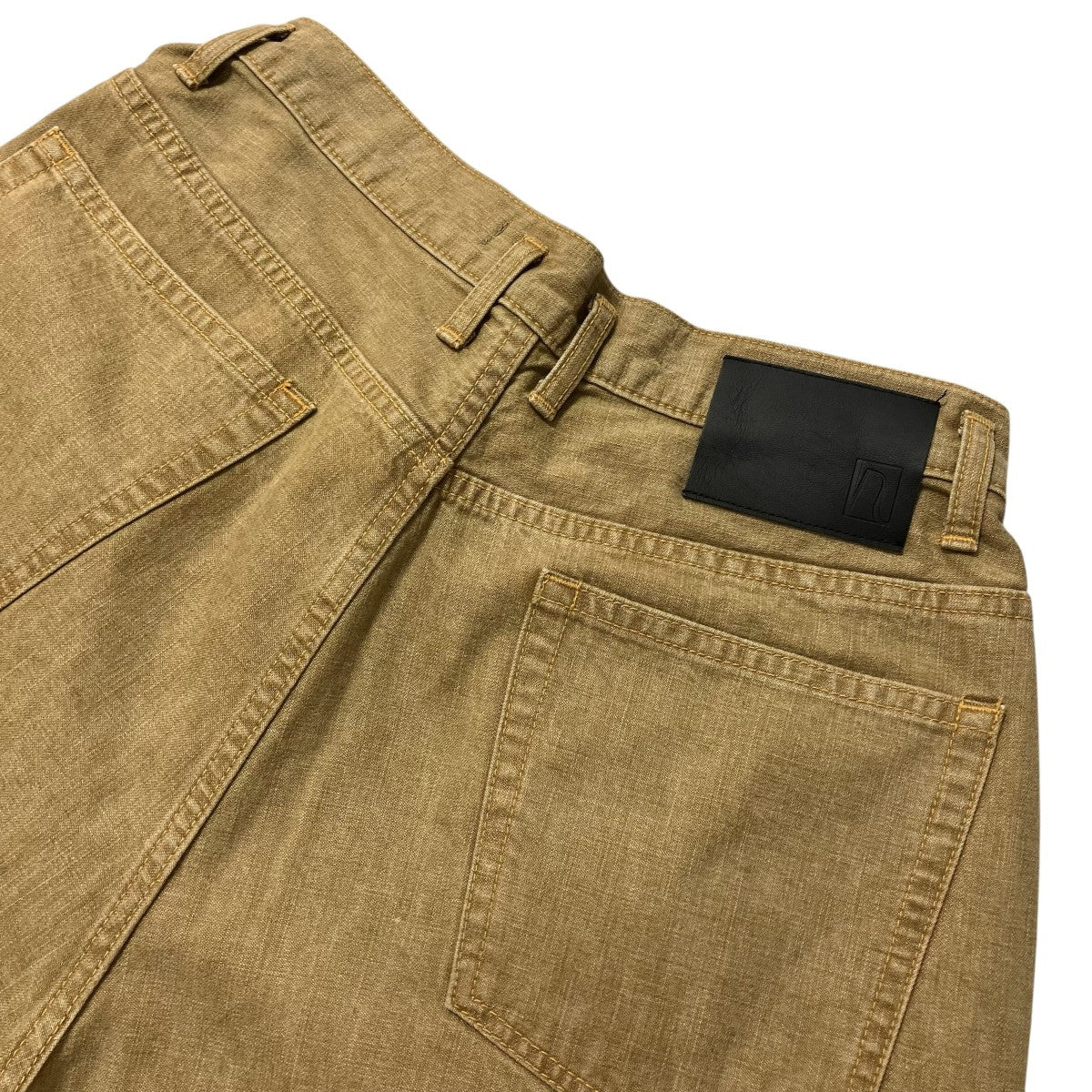 ZIMBABWE COTTON DENIM ASHLEY JEANSワイドデニムパンツN0035
