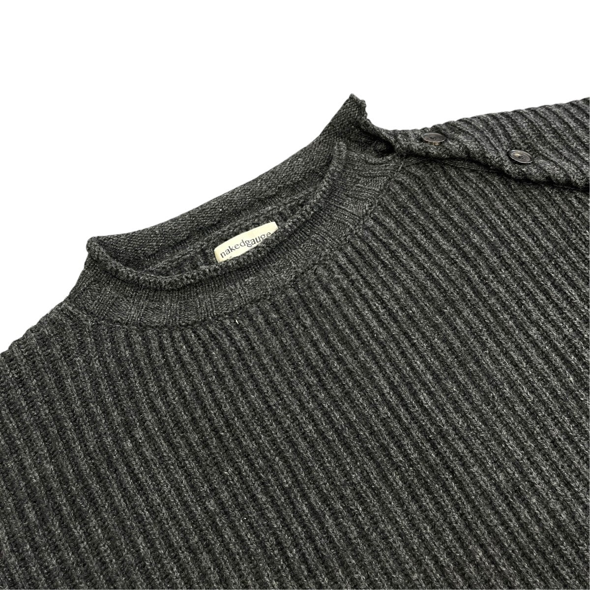 nakedgauge COMFORT BLEND YARN LOOSE FIT SWEATERニットN0011 古着・中古-3枚目のアイテム画像