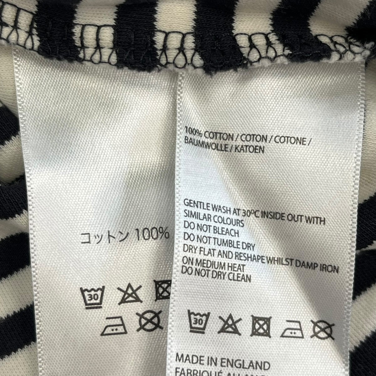 SUNSPEL×UNITED ARROWS ボーダーカットソー 古着・中古-6枚目のアイテム画像