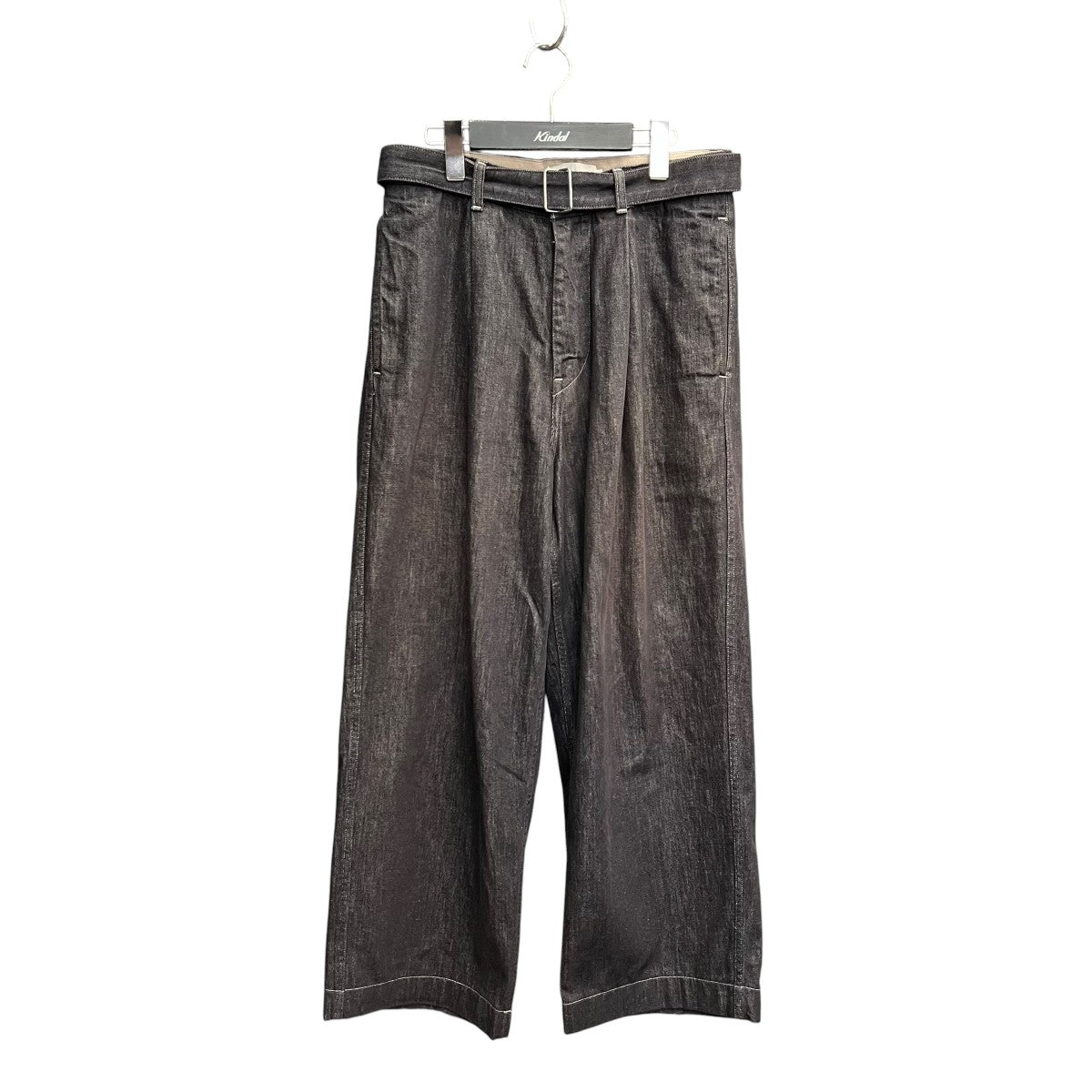 Graphpaper COLORFAST DENIM BELTED PANTデニムパンツGM203-40094B 古着・中古-1枚目のアイテム画像