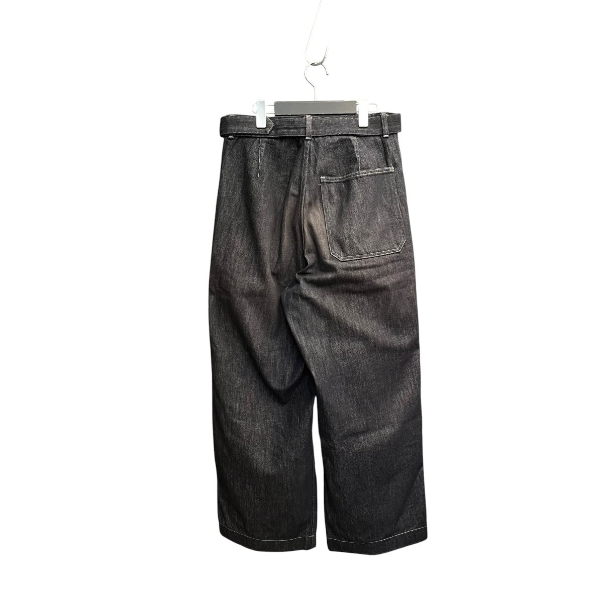 Graphpaper COLORFAST DENIM BELTED PANTデニムパンツGM203-40094B 古着・中古-2枚目のアイテム画像