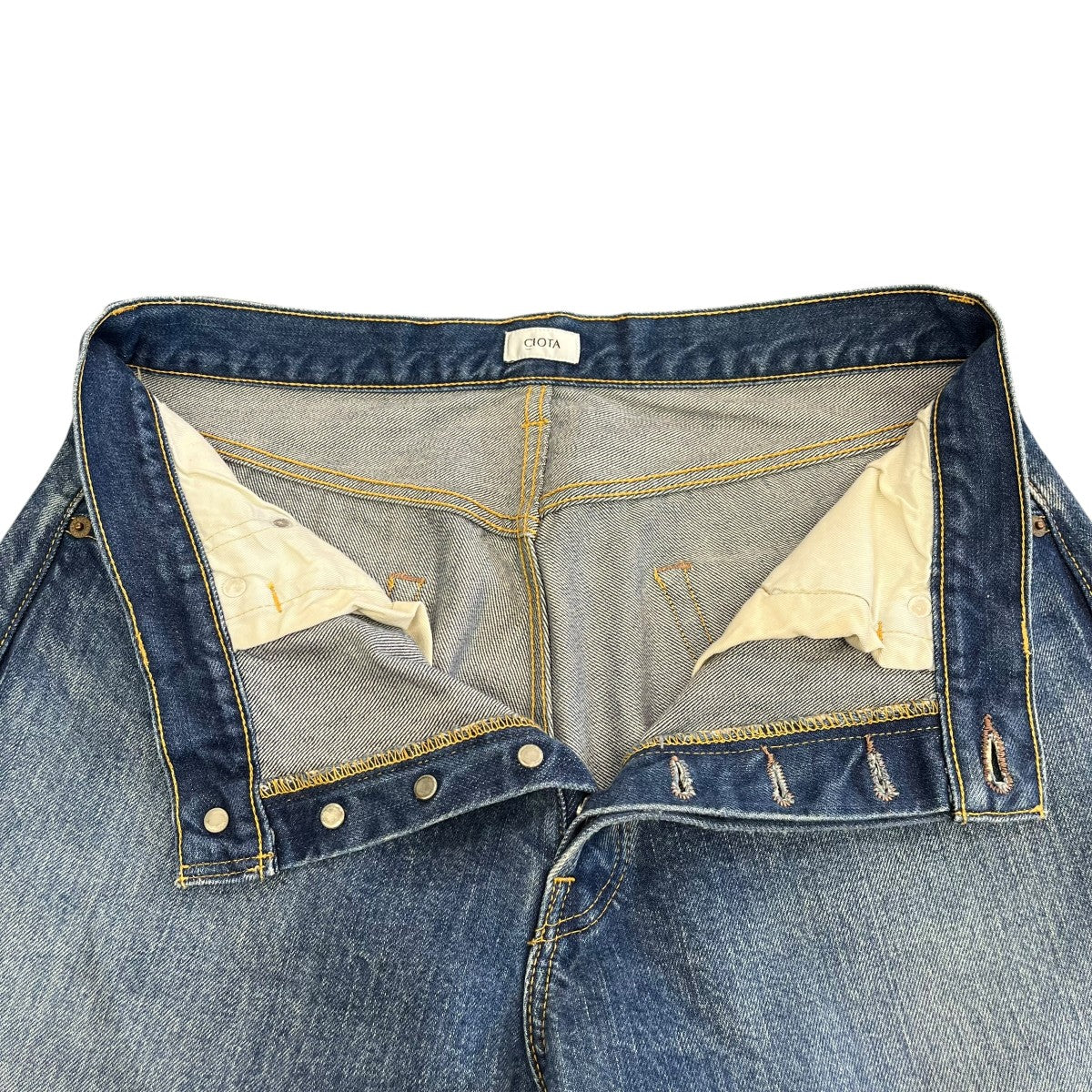 CIOTA STRAIGHT 5 POCKET PANTSデニムパンツPTLM-21STB 古着・中古-3枚目のアイテム画像
