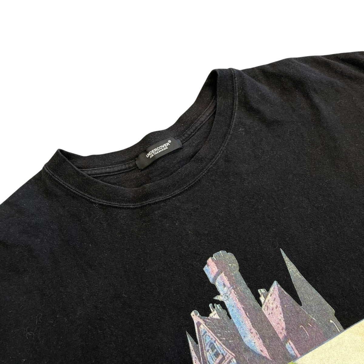 UNDERCOVER 24SSBIGTEE Castle Collage半袖TシャツUC1D4893-1 古着・中古-3枚目のアイテム画像