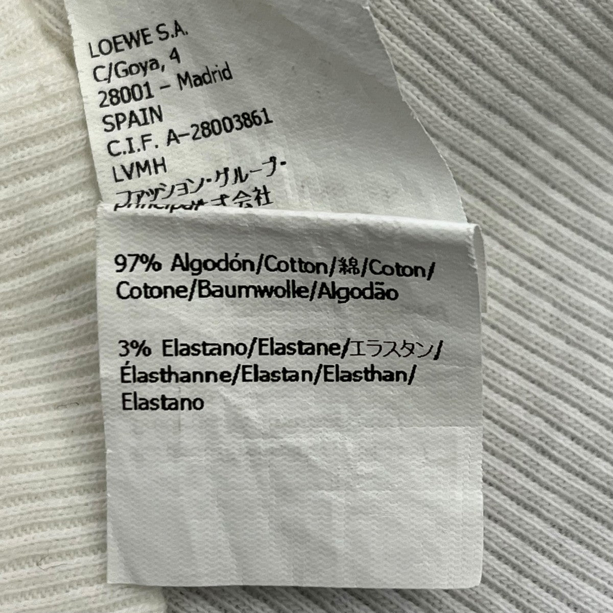 LOEWE タンクトップS540Y07XA2 古着・中古-6枚目のアイテム画像