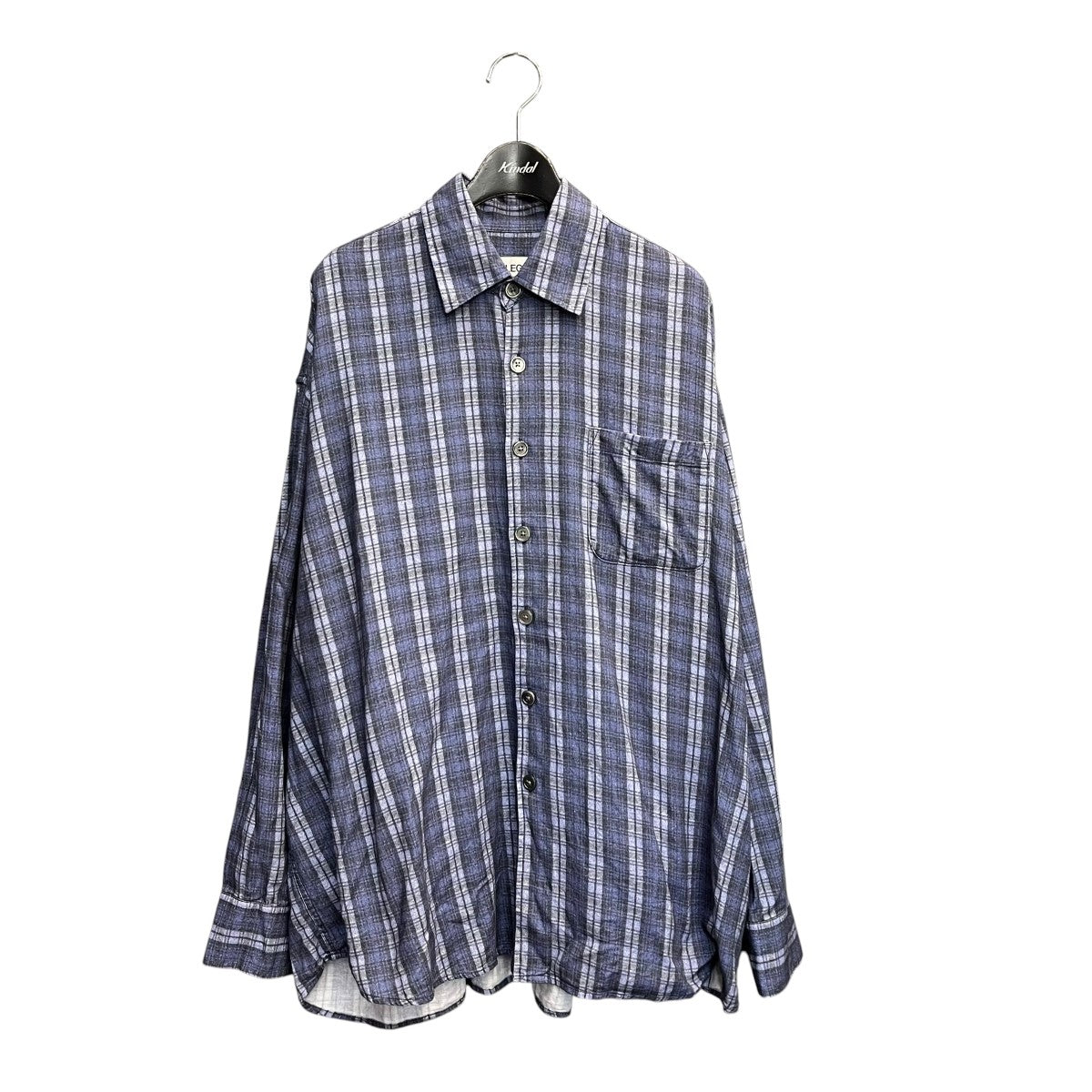 OUR LEGACY BORROWED SHIRTチェックシャツM2262BCP 古着・中古-1枚目のアイテム画像