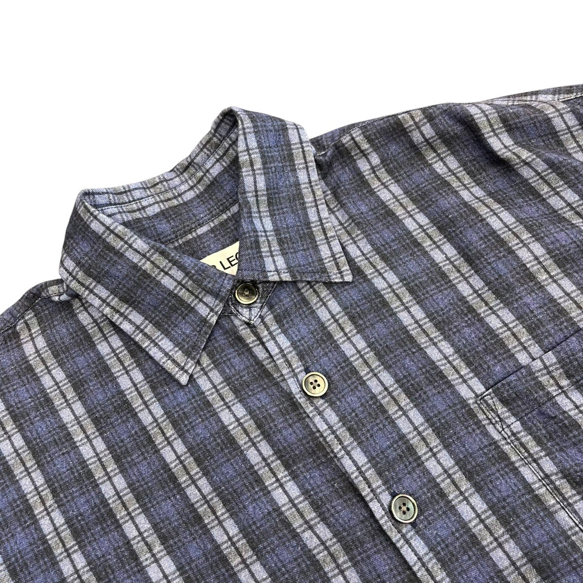 OUR LEGACY BORROWED SHIRTチェックシャツM2262BCP 古着・中古-3枚目のアイテム画像