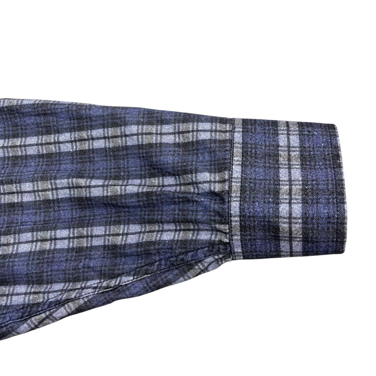 OUR LEGACY BORROWED SHIRTチェックシャツM2262BCP 古着・中古-4枚目のアイテム画像