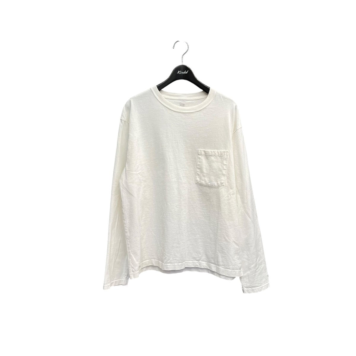 039 ASIC REGULAR WEIGHT ポケットロングスリーブTシャツロングスリーブカットソー345-90202 古着・中古-1枚目のアイテム画像