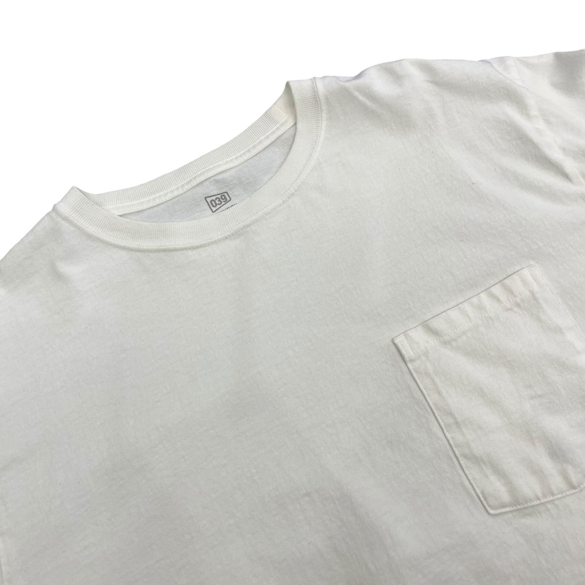 039 ASIC REGULAR WEIGHT ポケットロングスリーブTシャツロングスリーブカットソー345-90202 古着・中古-3枚目のアイテム画像