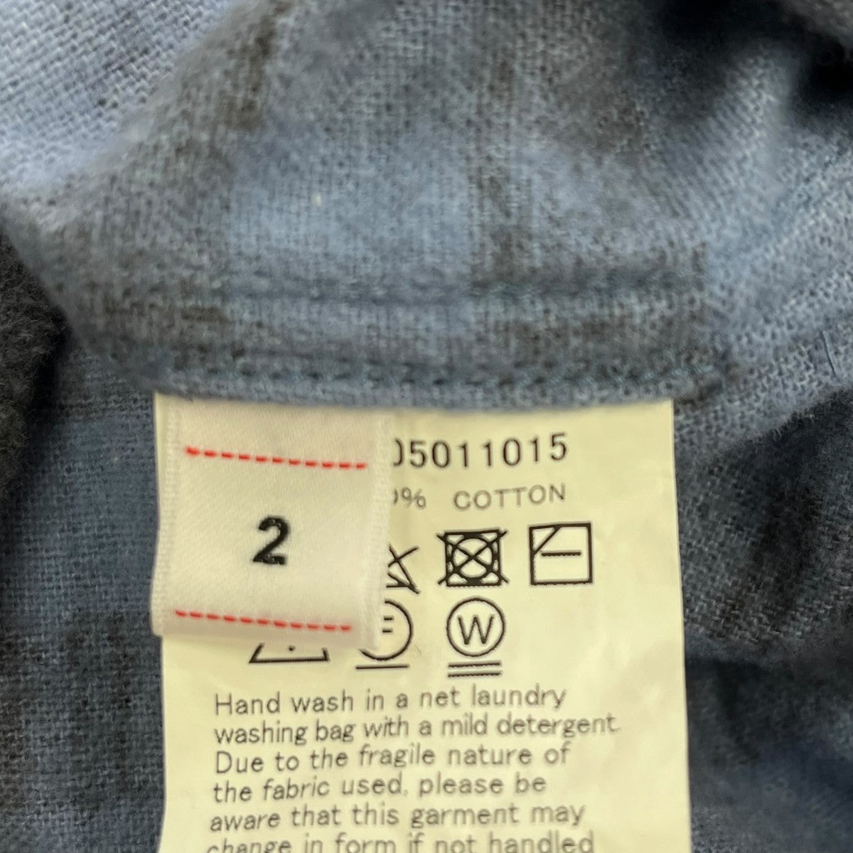 VISVIM PIONEER L S KHADI CHECKチェックシャツ0122205011015 古着・中古-6枚目のアイテム画像