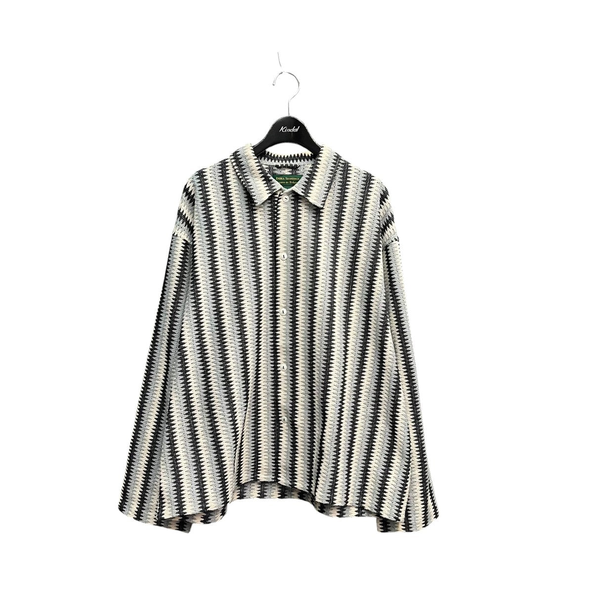 JOURNAL STANDARD relume 26SSINDIA COTTON ”ウェービー” クロシェシャツ26-050-464-0230-1-0 古着・中古-1枚目のアイテム画像