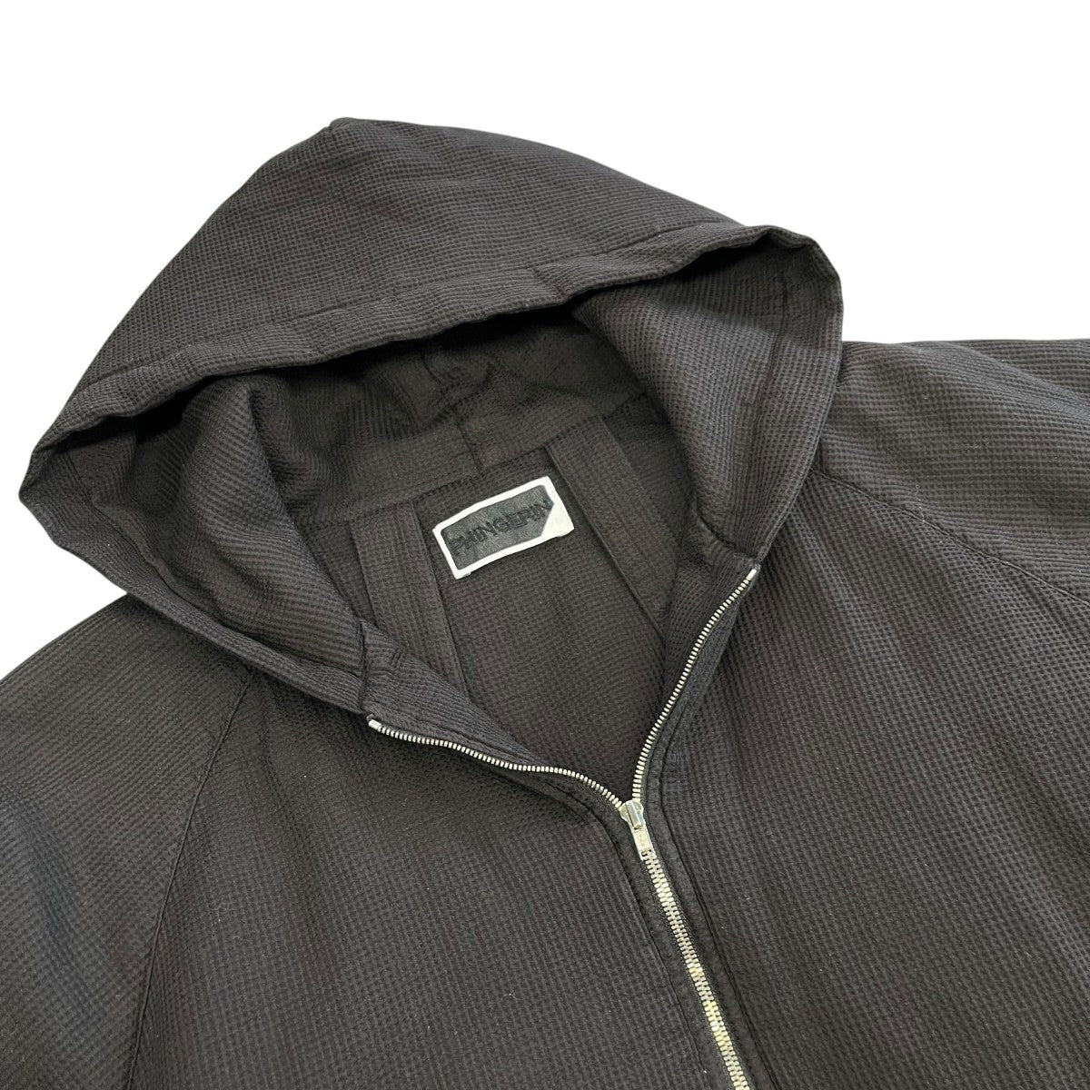 PHINGERIN WAFFLE ZIP HOODIEジップパーカーPD-242-JK-141 古着・中古-3枚目のアイテム画像