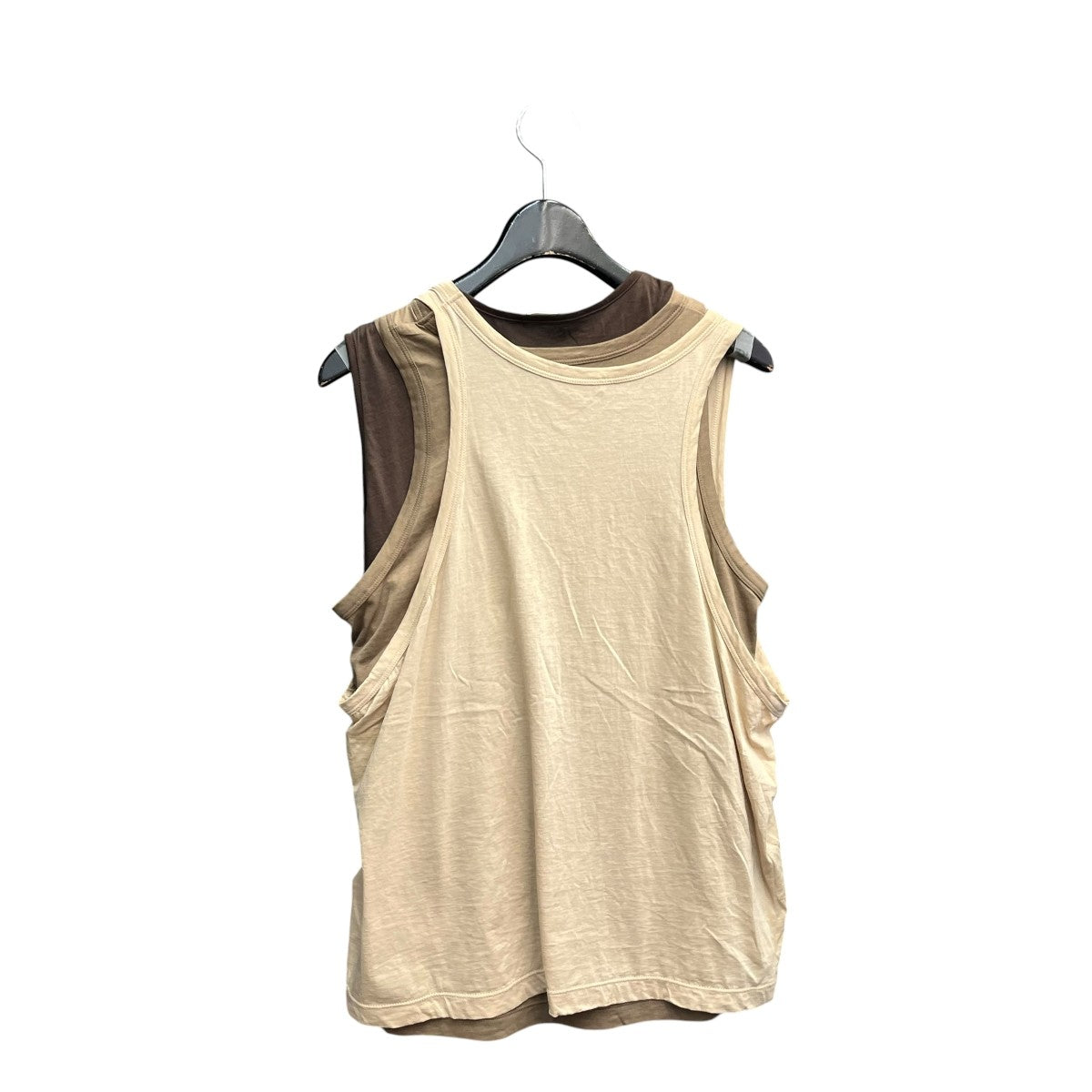 INSCRIRE 25SSLight Jersey Layered T TタンクトップセットI25SS CUT17 古着・中古-2枚目のアイテム画像