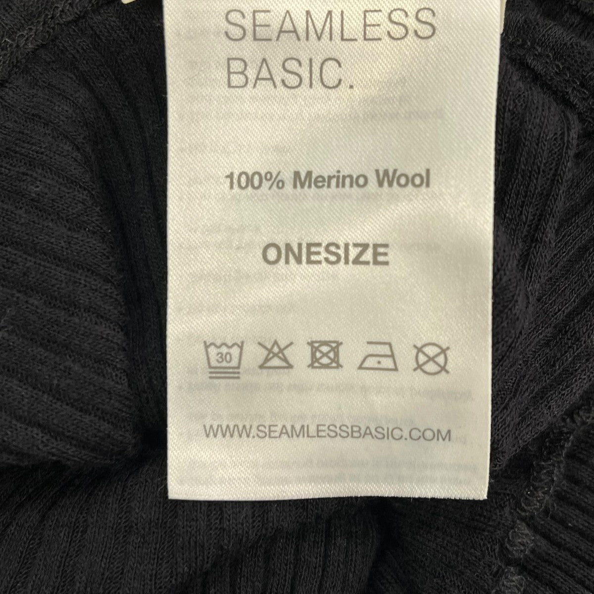 SEAMLESS BASIC リブカットソー 古着・中古-6枚目のアイテム画像