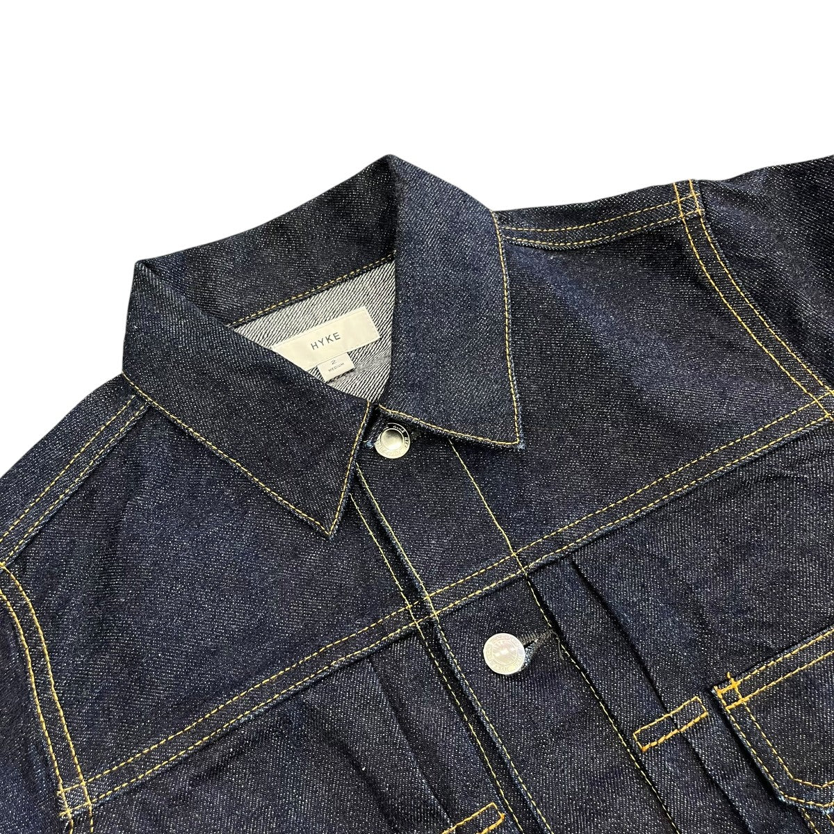 HYKE BALLOON SLEEVE DENIM JACKETデニムジャケット 古着・中古-3枚目のアイテム画像