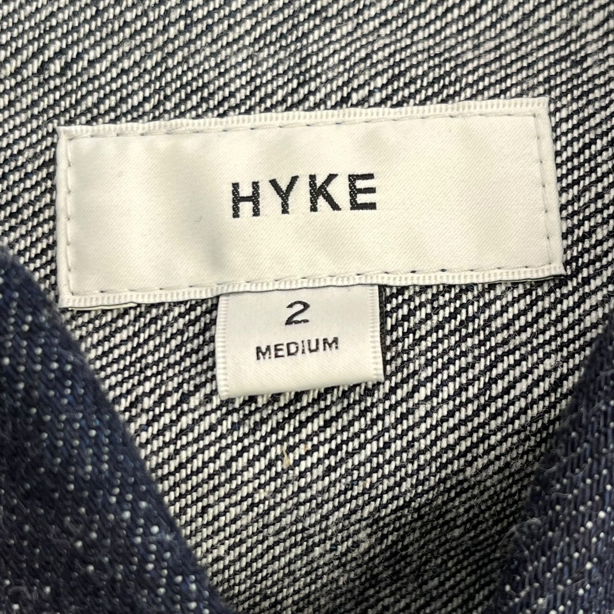 HYKE BALLOON SLEEVE DENIM JACKETデニムジャケット 古着・中古-7枚目のアイテム画像