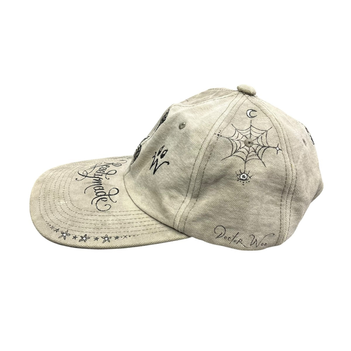 READYMADE×DR．WOO 6パネルキャップ 古着・中古-2枚目のアイテム画像