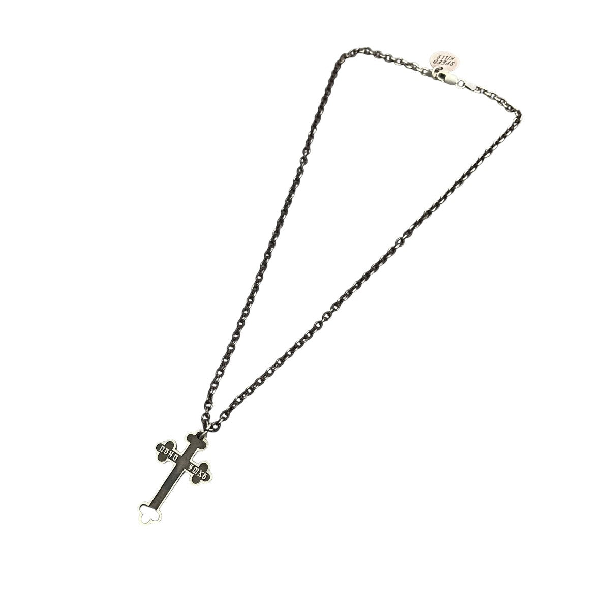 SAINT MICHAEL×NEIGHBORHOOD NH STHD．SILVERNECKLACE SILVERクロスネックレス 古着・中古-2枚目のアイテム画像