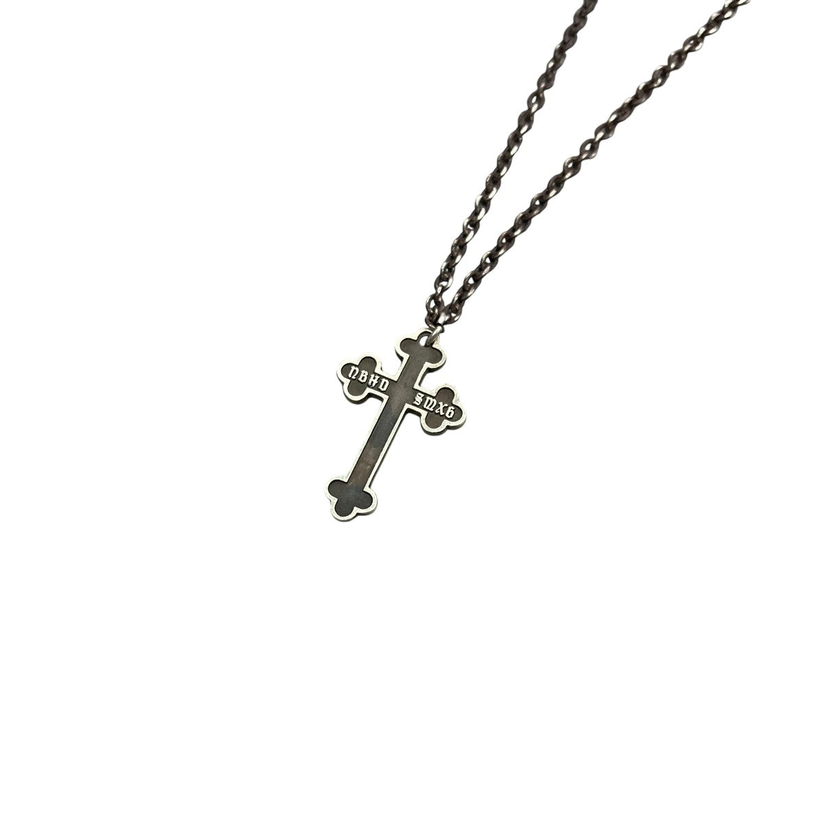SAINT MICHAEL×NEIGHBORHOOD NH STHD．SILVERNECKLACE SILVERクロスネックレス 古着・中古-4枚目のアイテム画像