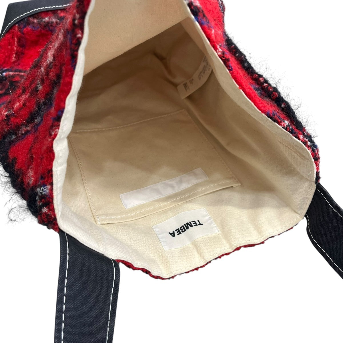 TEMBEA×TAO COMME des GARCONS チェックワンショルダーバッグTL K201 古着・中古-5枚目のアイテム画像
