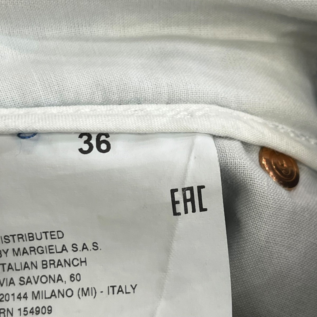 MM6 Maison Margiela 22SSデニムパンツS52LA0165 古着・中古-6枚目のアイテム画像