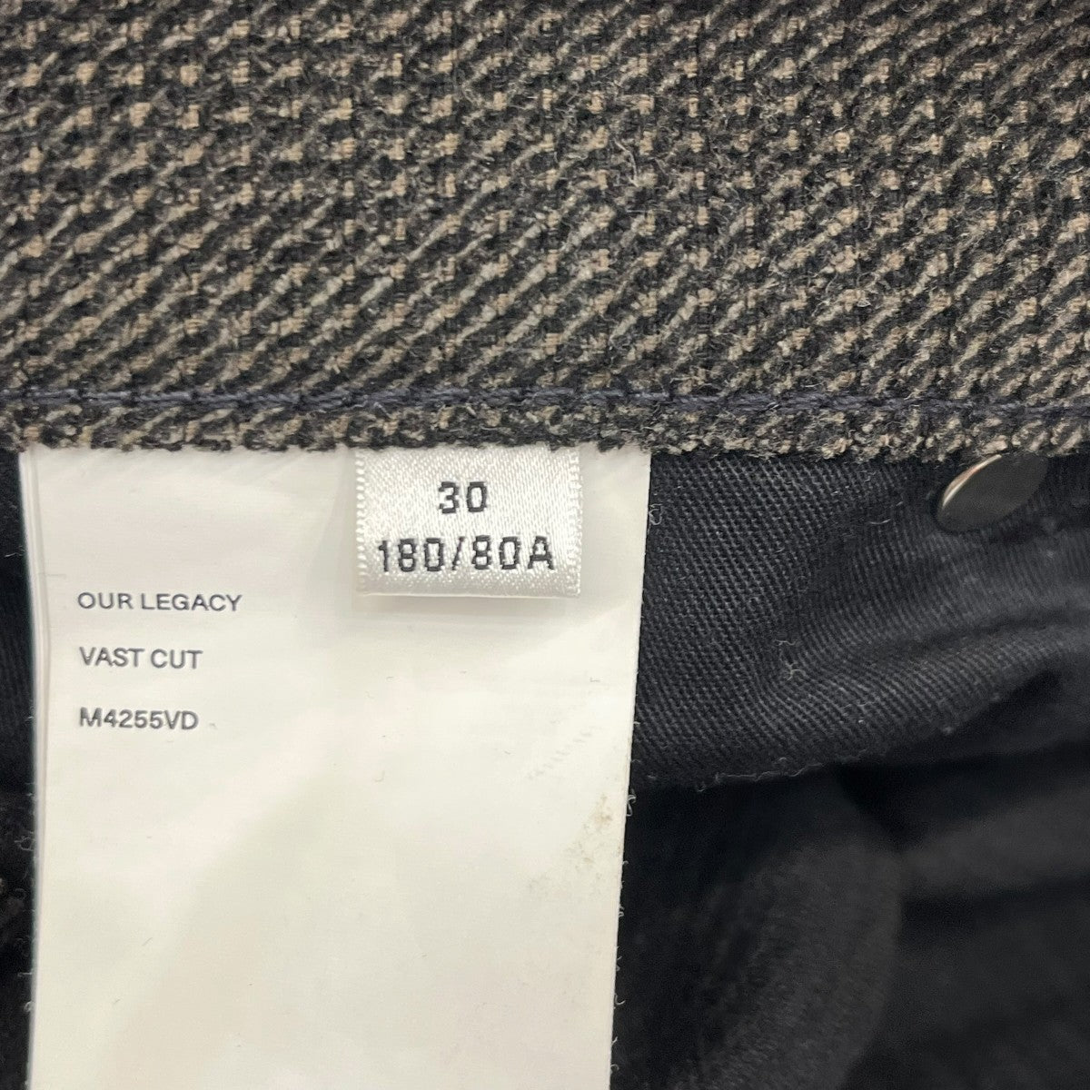 OUR LEGACY Vast CutコットンパンツM4255VD 古着・中古-5枚目のアイテム画像