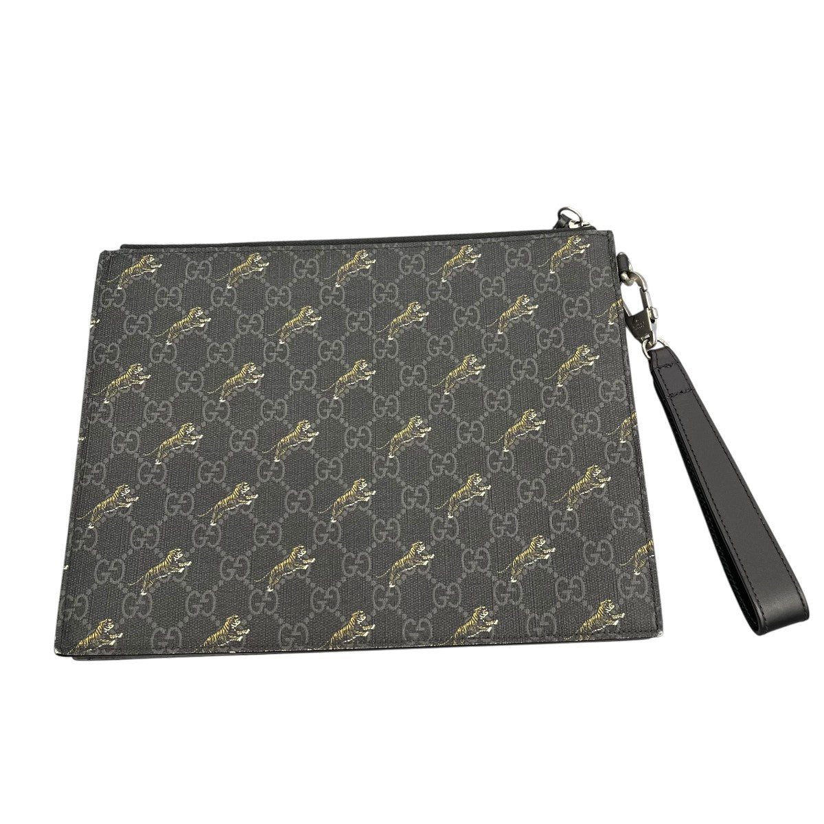 GUCCI GGスプリーム クラッチバッグ タイガープリント575136 古着・中古-1枚目のアイテム画像