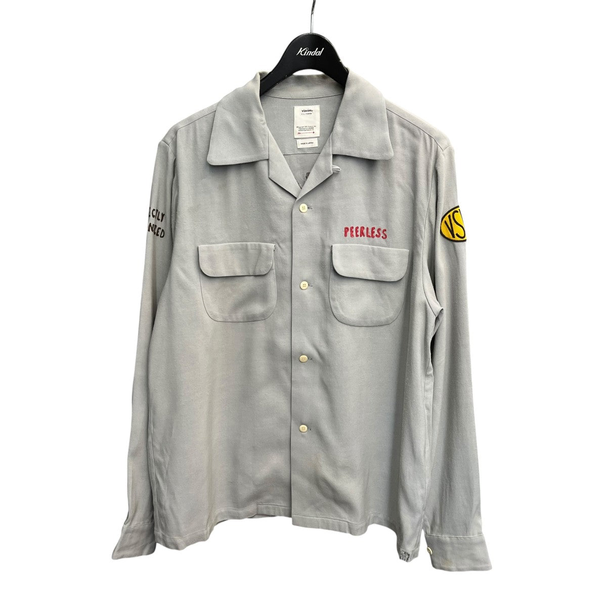 KEESEY G．S． SHIRT L S I．Q．W．T．オープンカラーシャツ0124105011015
