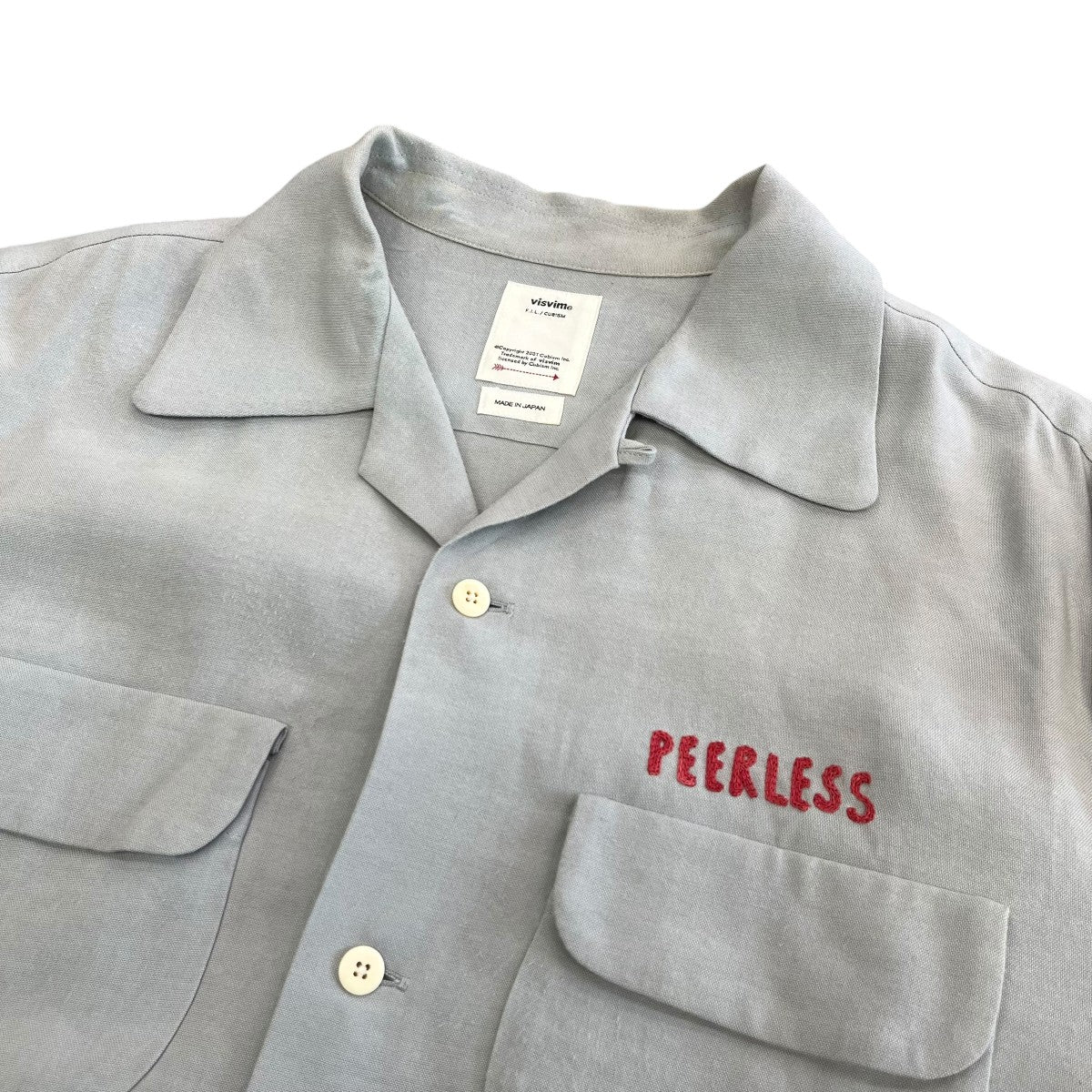 KEESEY G．S． SHIRT L S I．Q．W．T．オープンカラーシャツ0124105011015