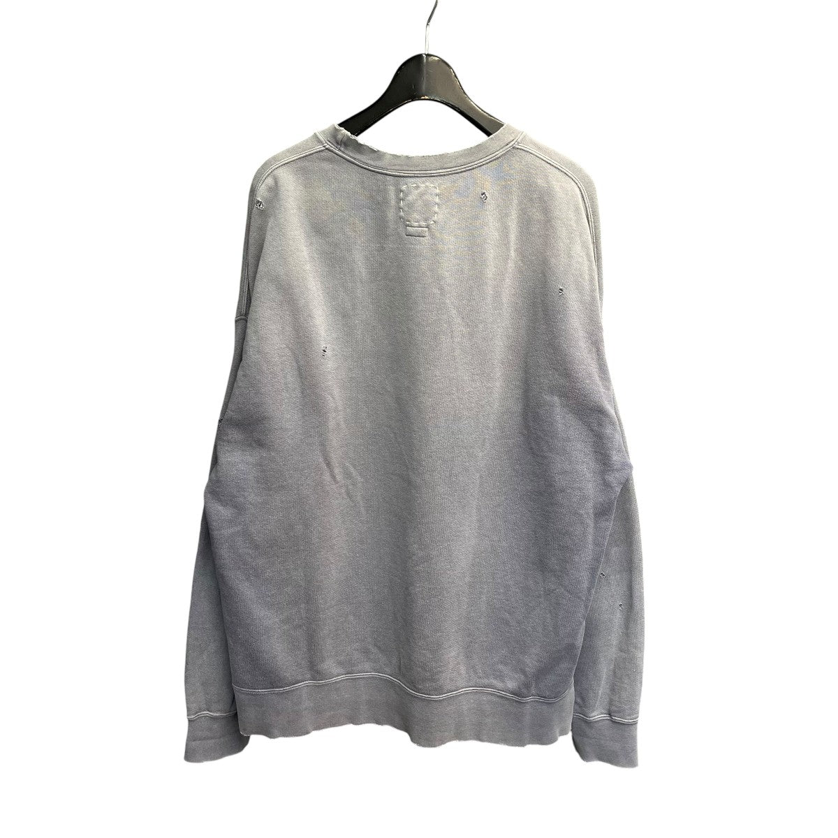 23AWJUMBO SB SWEAT L S CRASHUSED加工クルーネックスウェット0123205010016