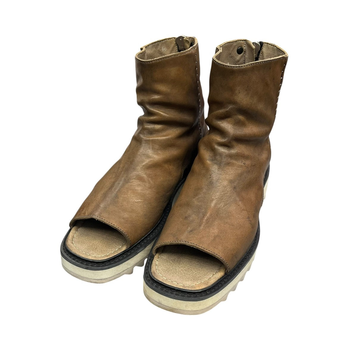 incarnation HORSE LEATHER SANDALハイカットレザーサンダル32611V-7997SAW 古着・中古-1枚目のアイテム画像