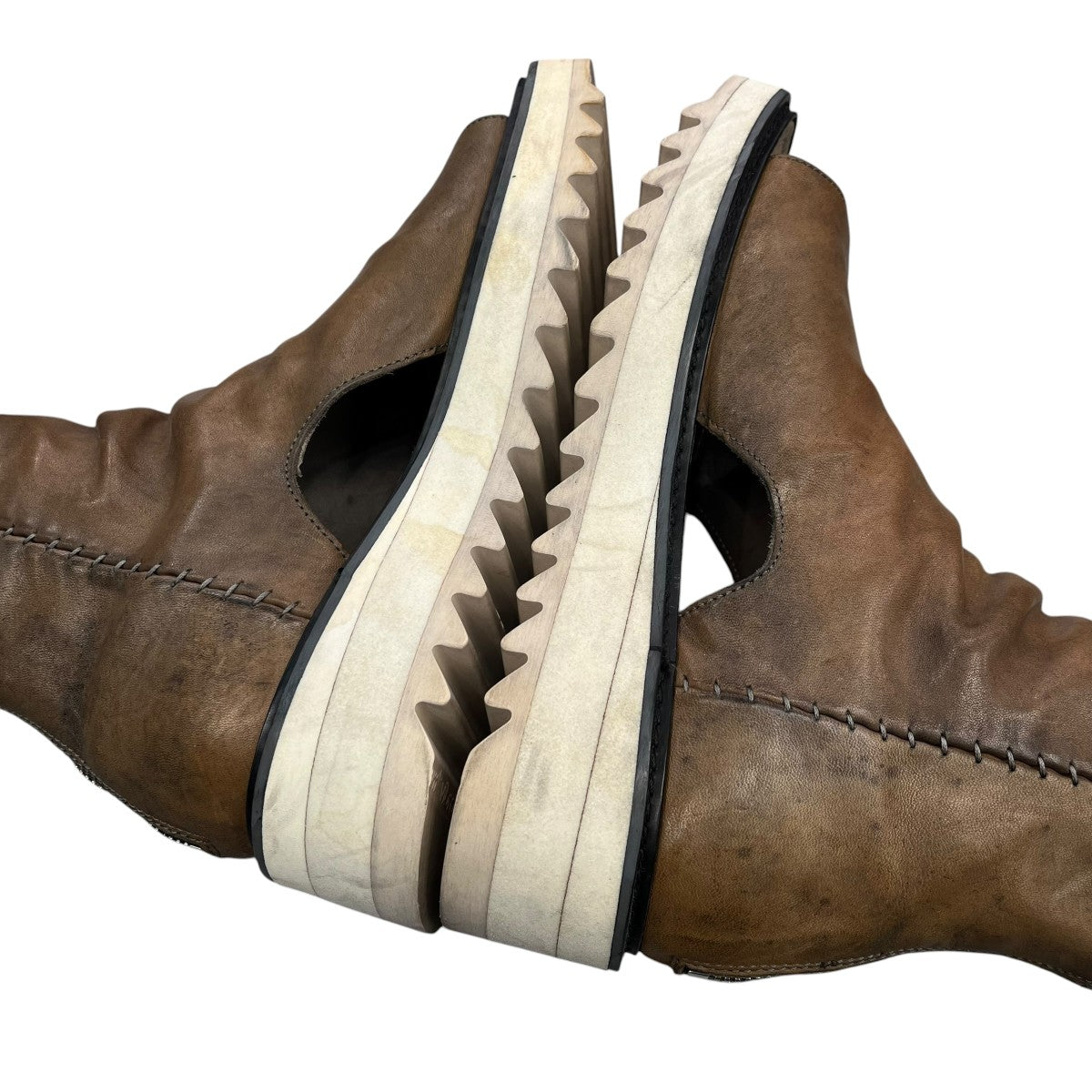 incarnation HORSE LEATHER SANDALハイカットレザーサンダル32611V-7997SAW 古着・中古-6枚目のアイテム画像