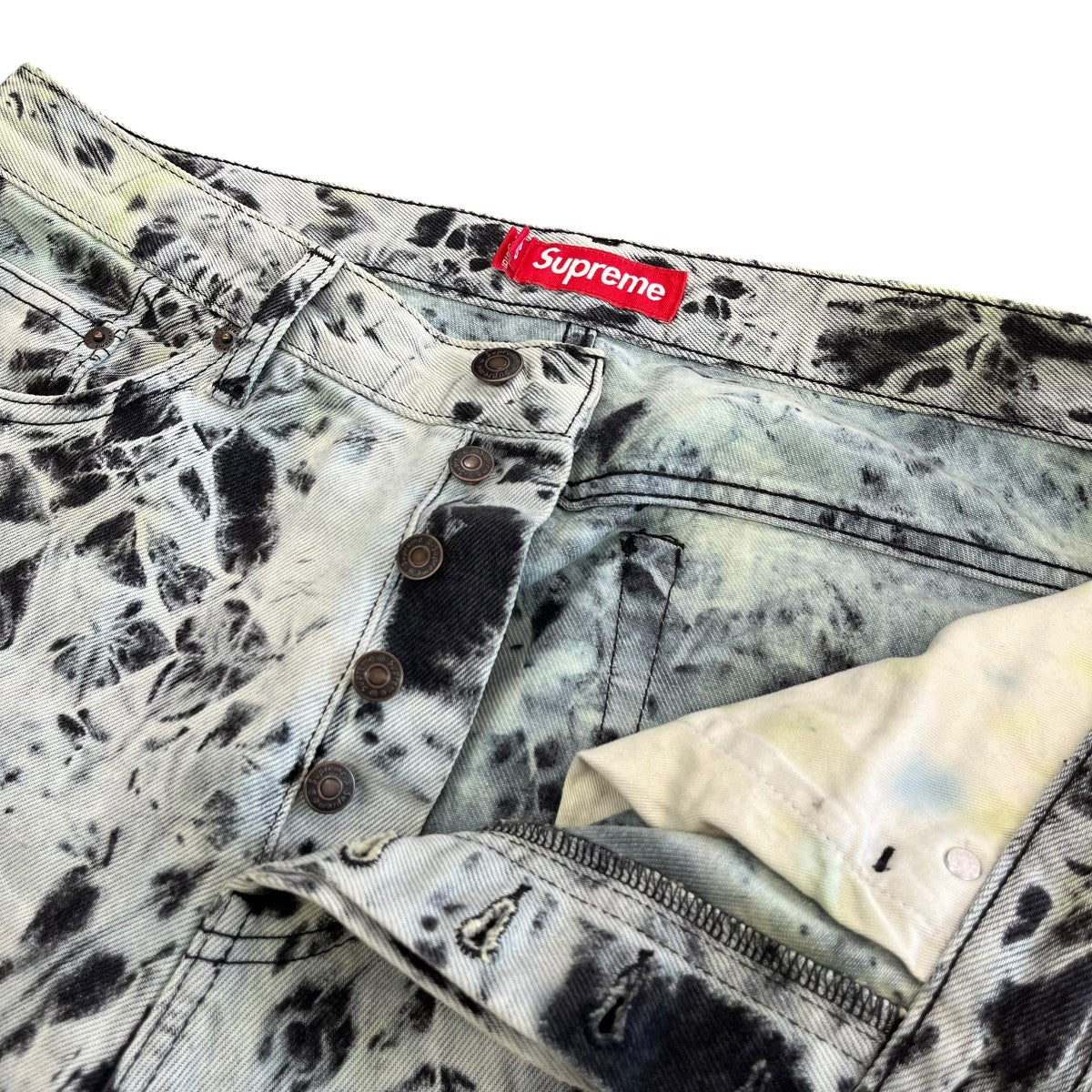 Supreme 26SSRegular Jean Tie Dyeタイダイデニムパンツ 古着・中古-3枚目のアイテム画像