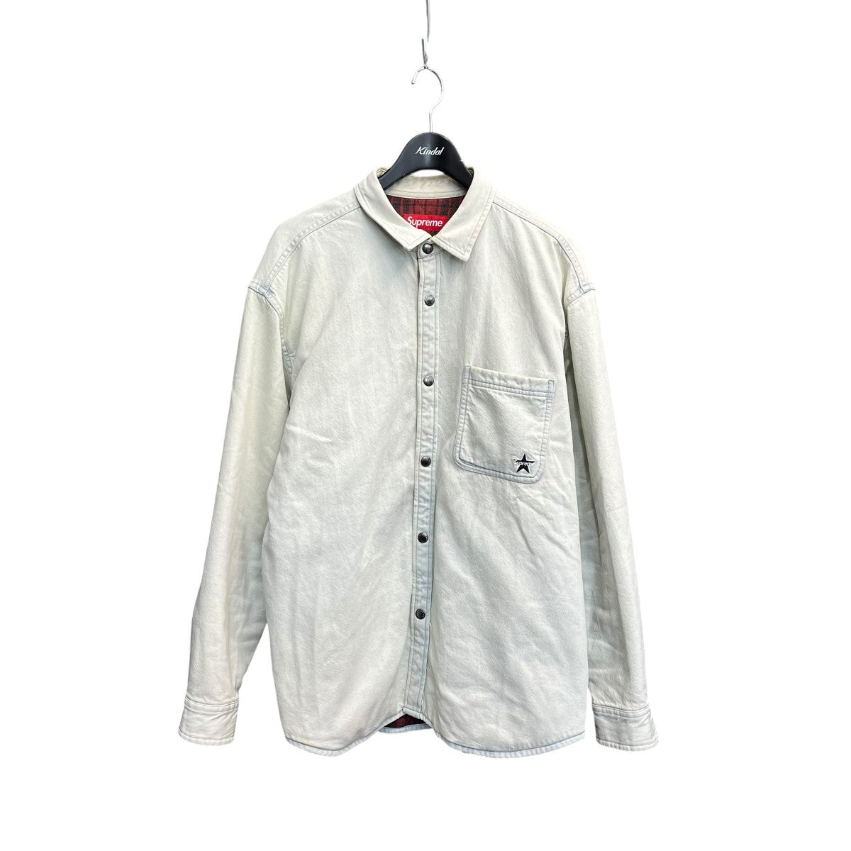 Supreme 25AWQuilted Lined Denim Snap Shirtデニムシャツ 古着・中古-1枚目のアイテム画像