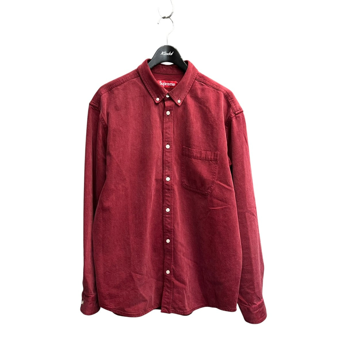 Supreme 25AWApplique Denim Shirtボタンダウンシャツ 古着・中古-1枚目のアイテム画像