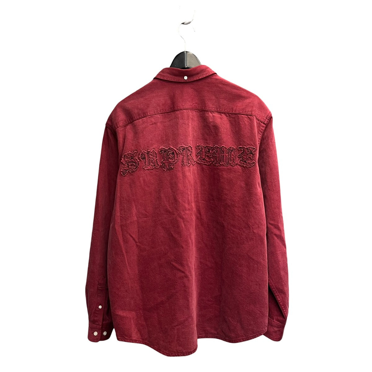 Supreme 25AWApplique Denim Shirtボタンダウンシャツ 古着・中古-2枚目のアイテム画像