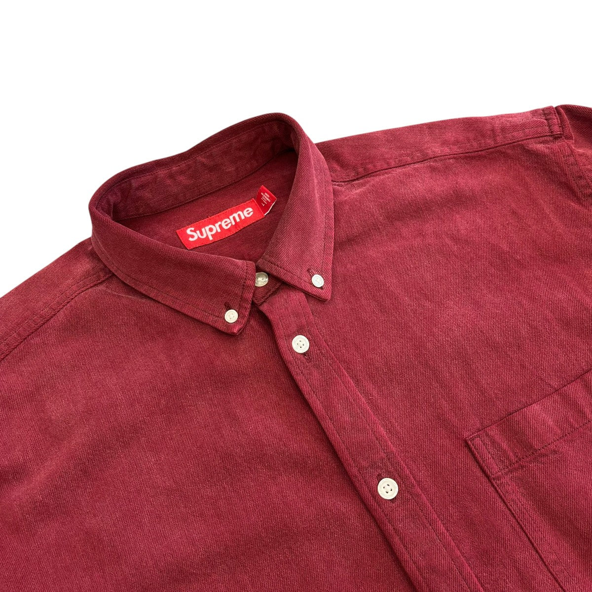 Supreme 25AWApplique Denim Shirtボタンダウンシャツ 古着・中古-3枚目のアイテム画像