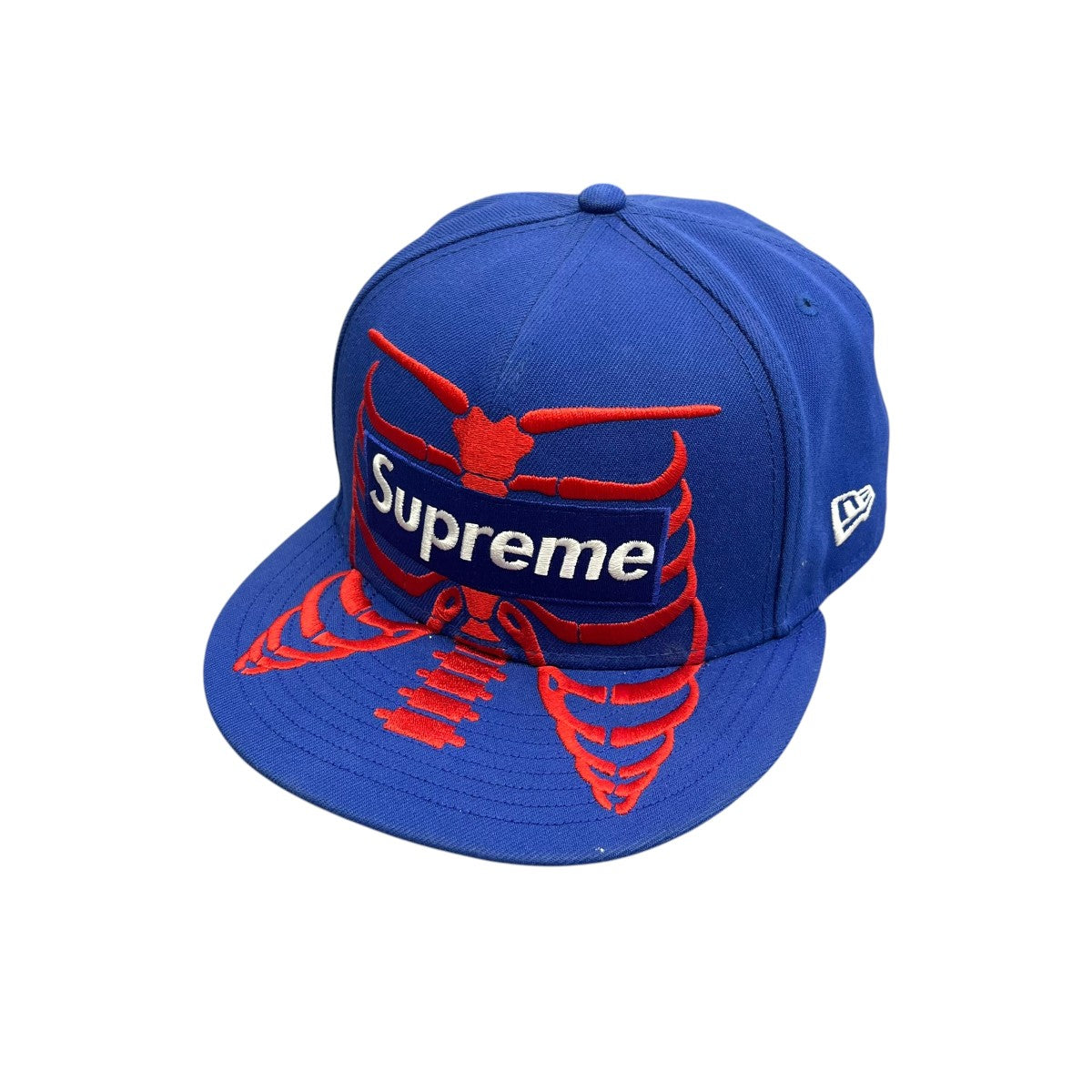 Supreme×New Era Bones Box Logo New Era6パネルキャップG2711272024 古着・中古-1枚目のアイテム画像