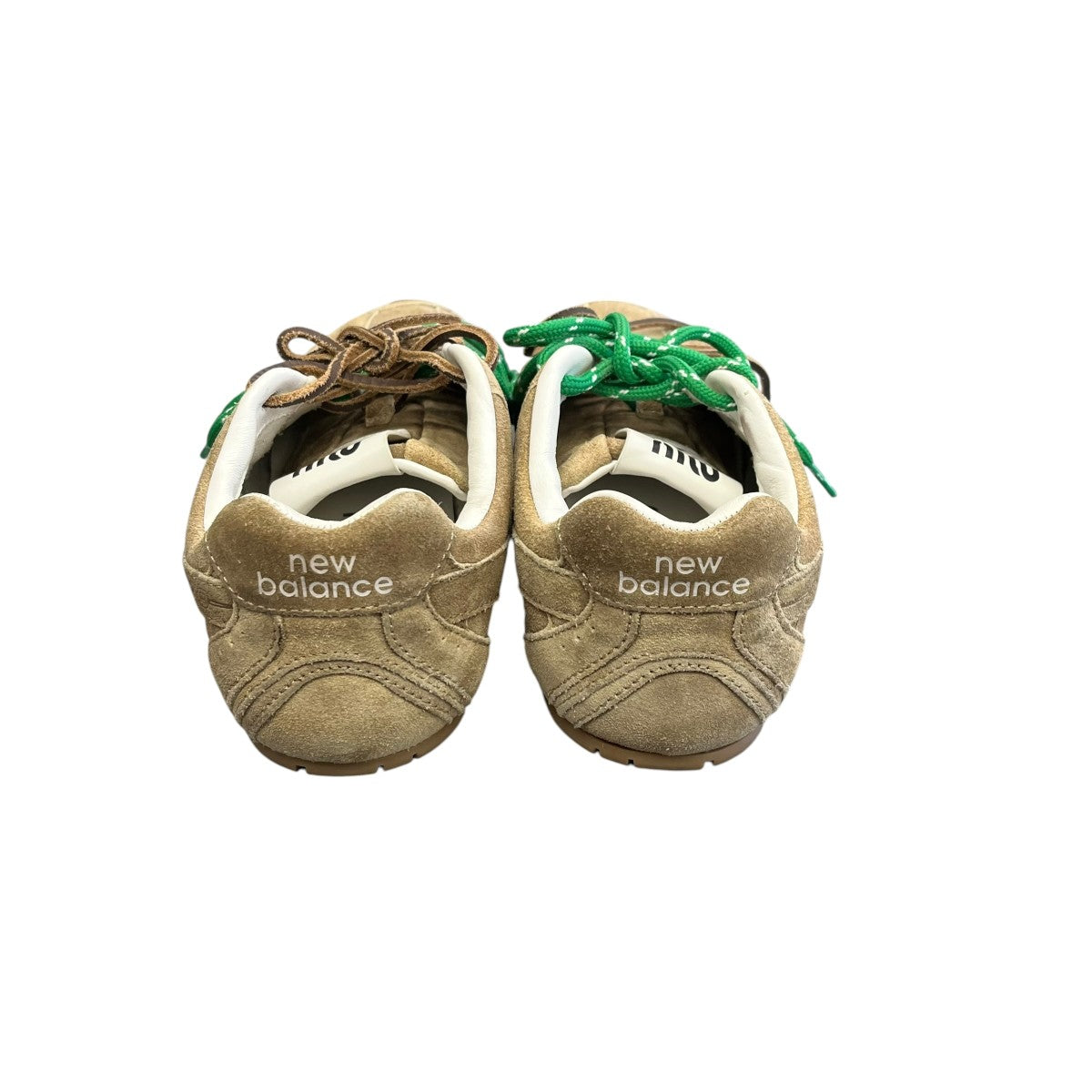 MIU MIU×NEW BALANCE 530 SLスエードxメッシュ スニーカー165 古着・中古-3枚目のアイテム画像